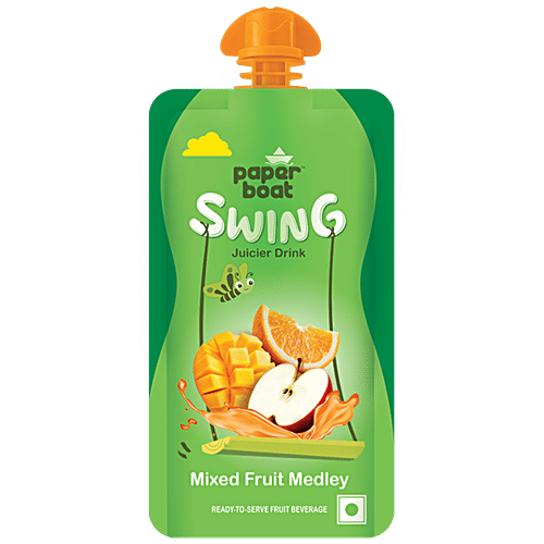 Paper Boat Swing Juicier Drink - Mixed Fruit Medley, 125 ml