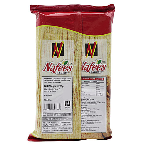 Buy Nafees Toast Mini 200 Gm Online at the Best Price of Rs 50 bigbasket