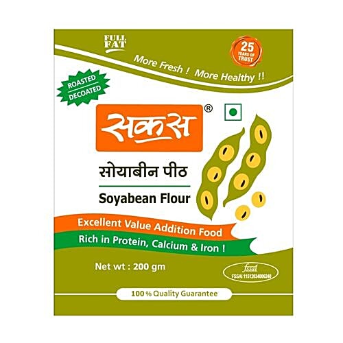 Sakas Flour - Soya (Full Fat), 200 g Carton Rich In Protein