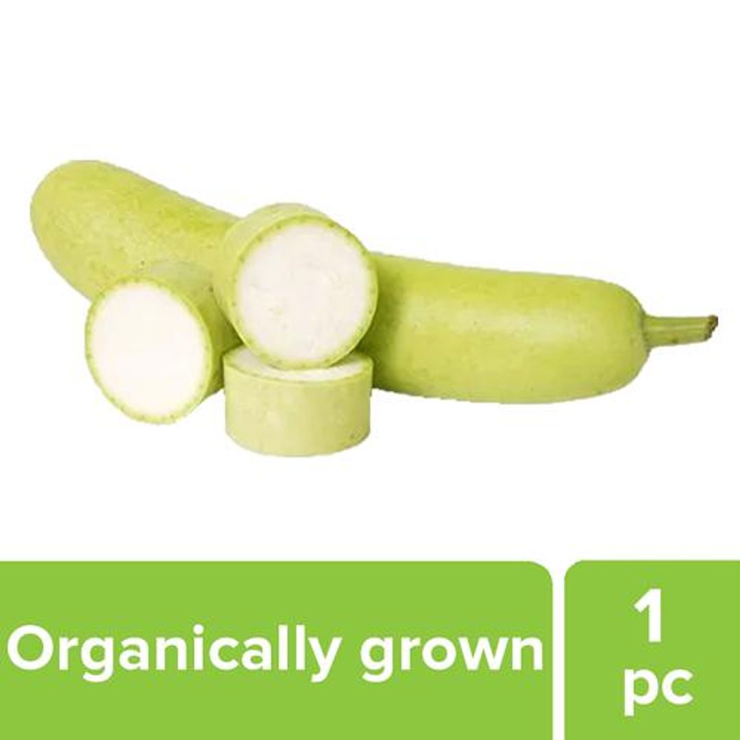 Fresho Bottle Gourd - Organically Grown (Loose), 1 pc 