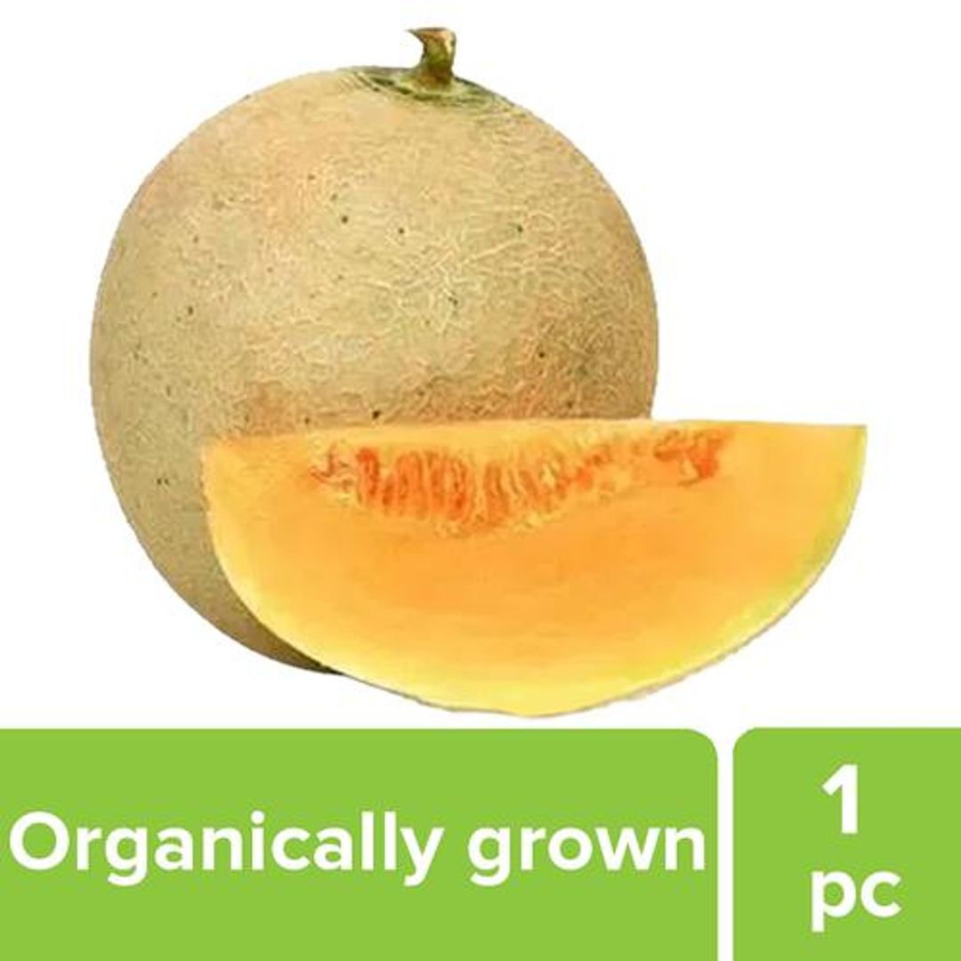 Fresho Muskmelon - Organically Grown (Loose), 1 pc (Approx. 500 g-1200 g)