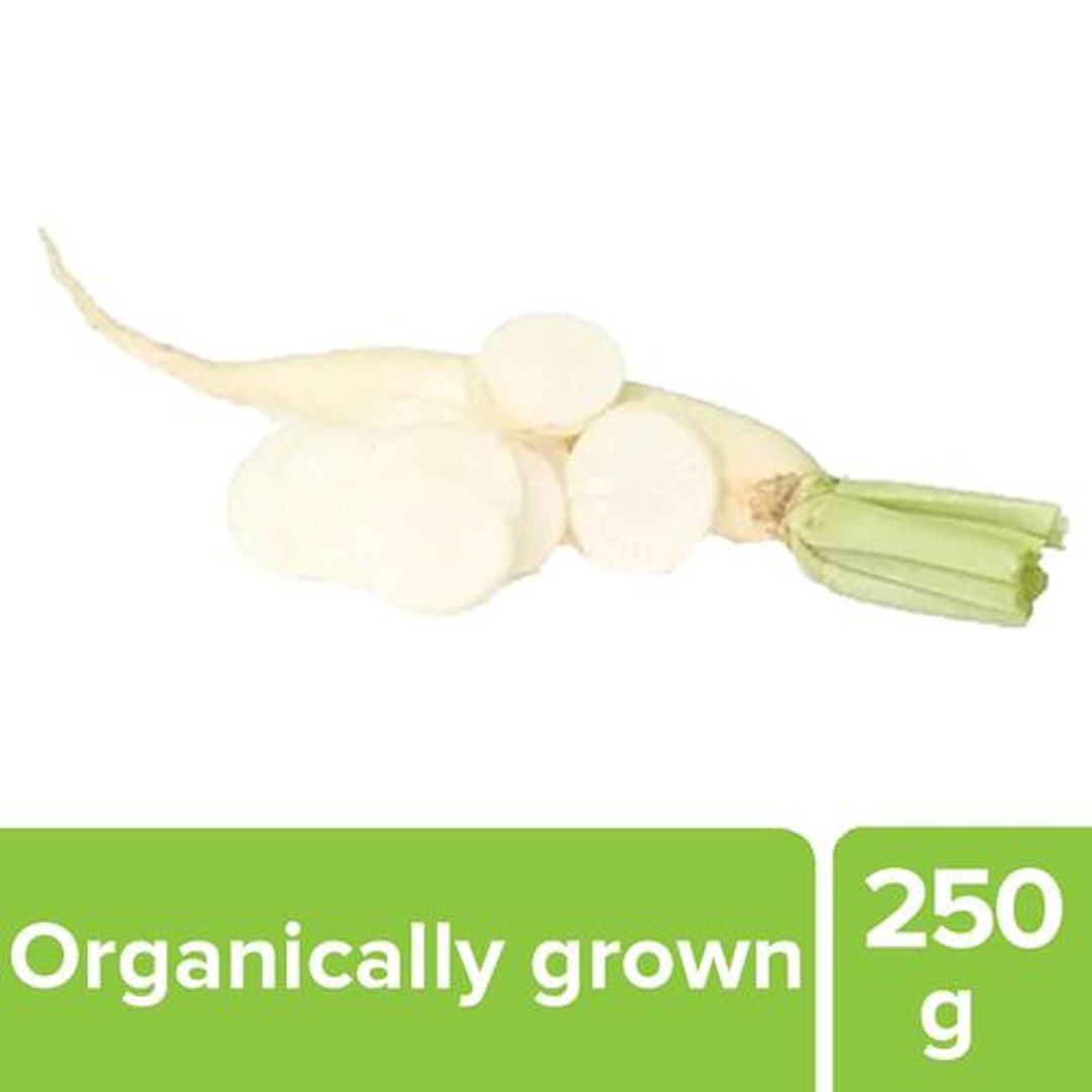 Fresho Radish - White, Organically Grown (Loose), 250 g 