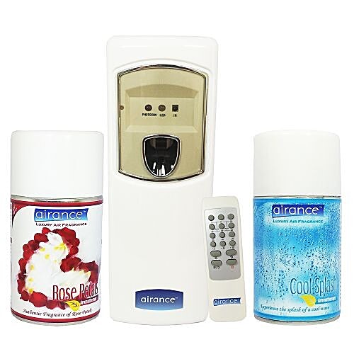 Buy Airance Automatic Room Perfume Machine Rose Petals & Cool Splash Online at Best Price of