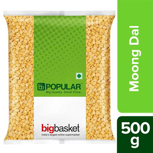 BB Popular Moong Dal/Hesaru Bele, 500 g Pouch Nice Aroma & No Added Colour
