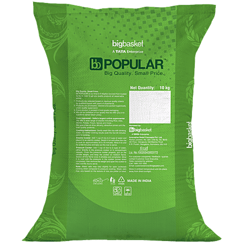 bb Popular Ponni Boiled Rice, 10 kg (6 - 11 Months Old) 