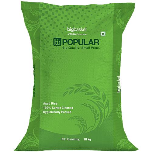 bb Popular Ponni Boiled Rice, 10 kg (6 - 11 Months Old) 