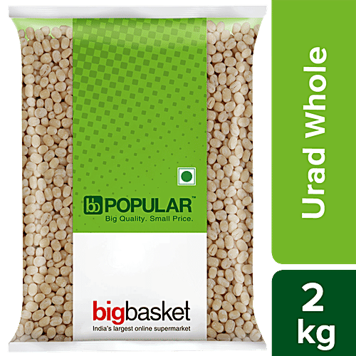 bb Popular Urad Gota - Whole, 2 kg Pouch 