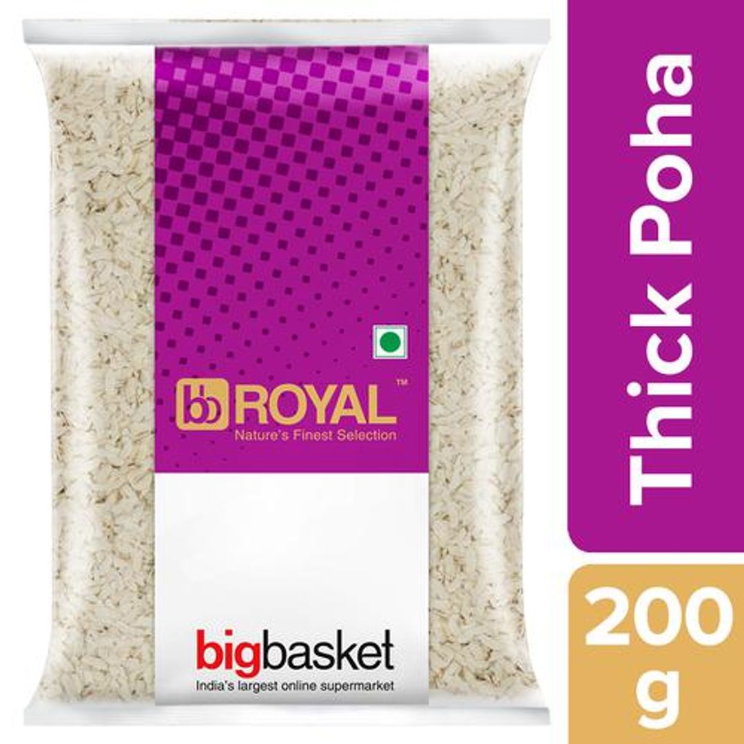 BB Royal Poha/Avalakki/Aval/Chivda- Thick, 200 g Pouch