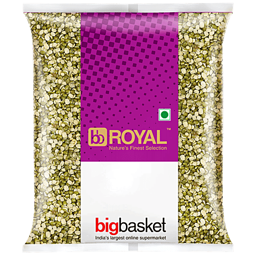 bb Royal Green Moong Split/Chilka//Hesaru Kaalu, 200 g Pouch 