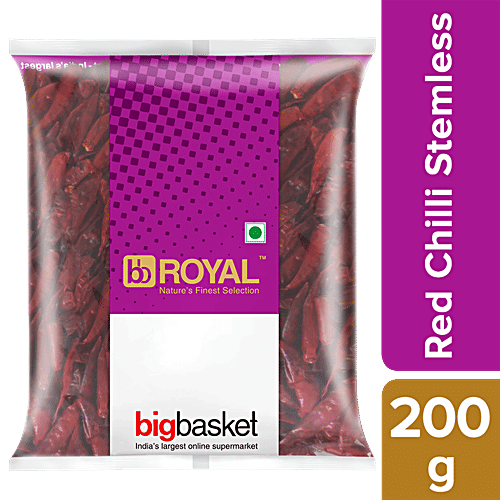 bb Royal Chilli - Guntur, Stemless, 200 g  