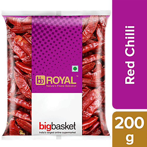 bb Royal Red Chilli/Lal Mirch/Sigappu Milagai, 200 g  
