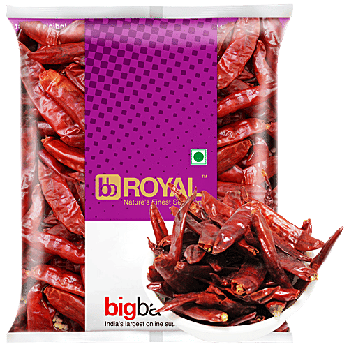 bb Royal Red Chilli/Lal Mirch/Sigappu Milagai, 500 g  