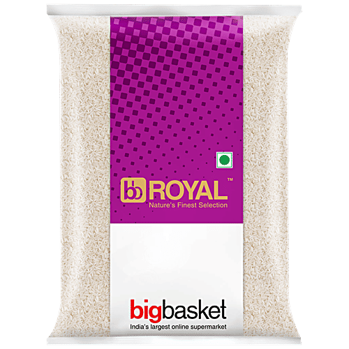 bb Royal Sona Masoori Steam Rice/Akki, 1 kg Pouch