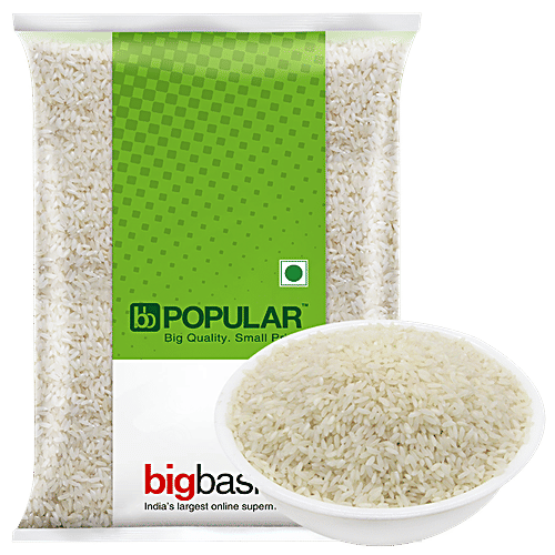 bb Popular Rice - Ponni, Raw, 5 kg (6 - 9 Months Old) 