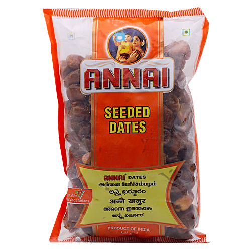 Annai Dates/Kharjura - Seeded, 1 kg Pouch 