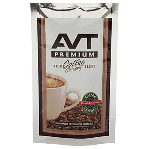 AVT Premium Chicory Coffee Blend, 200 g Pouch No Cholesterol