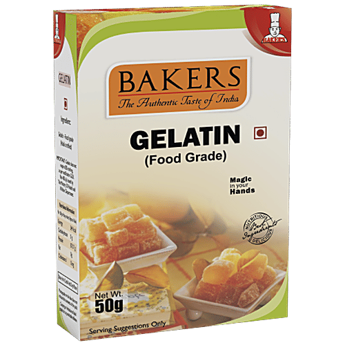 Buy Bakers Gelatin 50 Gm Carton Online at the Best Price of Rs 79
