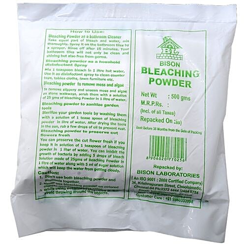 Buy Bison Bleaching Powder 500 Gm Online at the Best Price of Rs 40