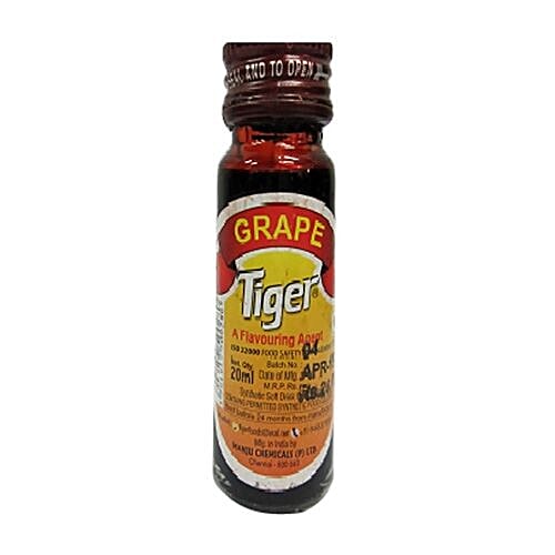Tiger A Flavouring Agent - Grape, 20 ml Bottle 