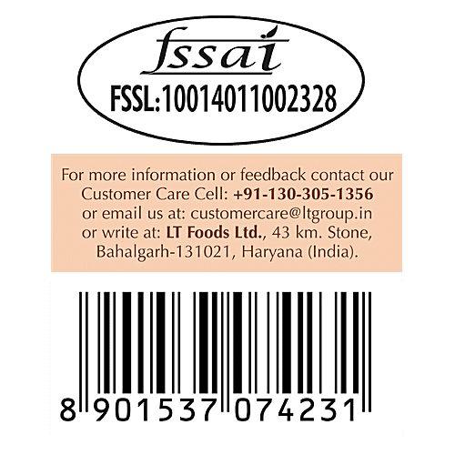 Daawat  Basmati Rice/Basmati Akki - Pulav, 1 kg Pouch 