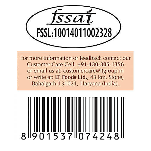 Daawat  Basmati Rice/Basmati Chokha - Pulav, 5 kg Pouch 