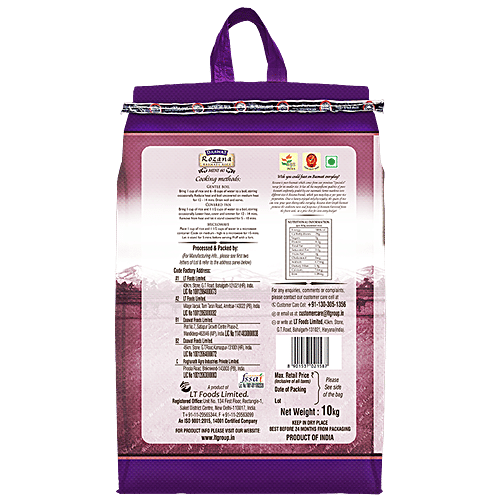 Daawat Basmati Rice/Basmati Chawal - Rozana Mini 60 (Old), 10 kg  