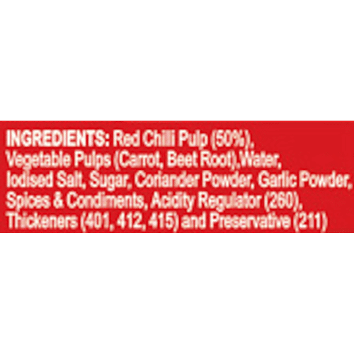 Tops Sauce - Red Chilli, 200 g Bottle 
