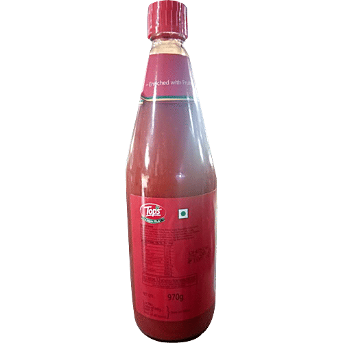 Tops Classic Rich - Snack Sauce, Enriched With Fruits, Zero Cholesterol, Fat Free, 970 g Bottle Zero Cholesterol, Fat Free