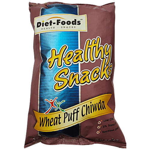Buy DIET FOODS Wheat Puff Chiwda Healthy Snacks, Low Cholesterol