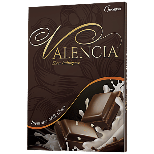 Valencia Premium Milk Chocolate, 60 g