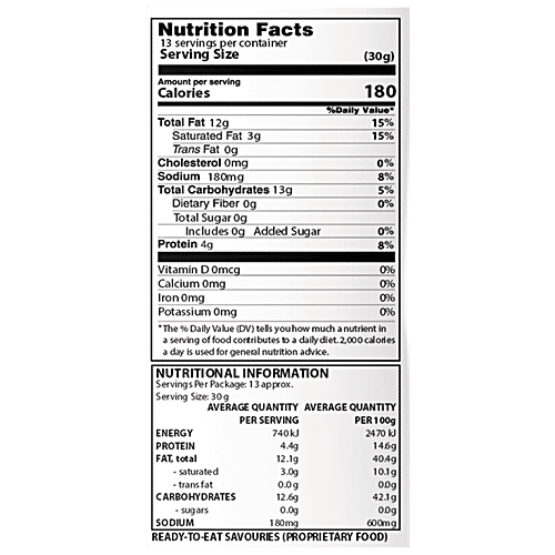 Bikano Navratan Mixture, 400 g Pouch Zero Trans Fat & Zero Cholesterol