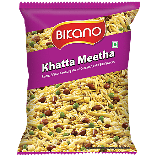 Bikano Khatta Meetha, 200 g Pouch Zero Trans Fat & Zero Cholesterol
