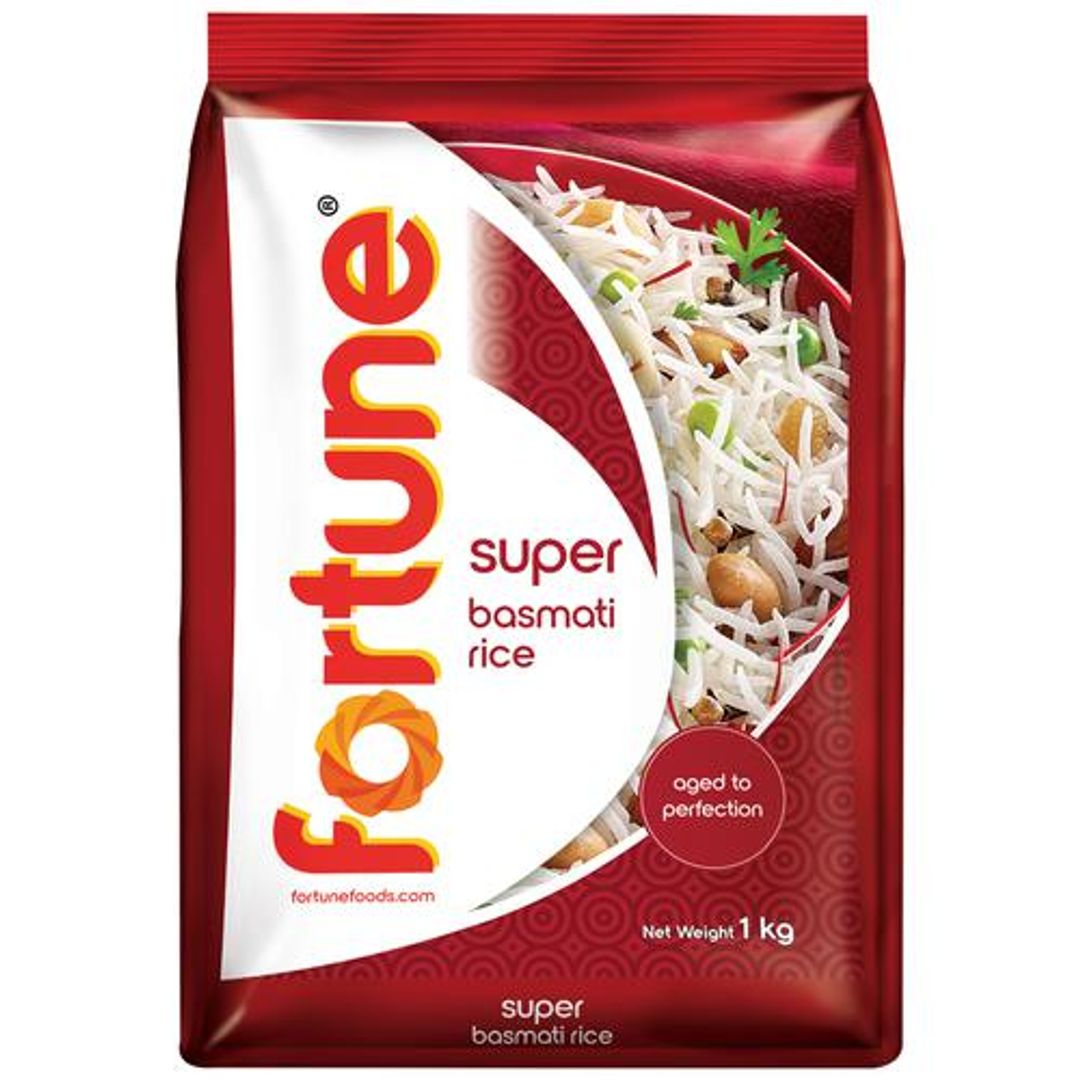 Fortune  Basmati Rice/Basmati Akki - Super, 1 kg Pouch