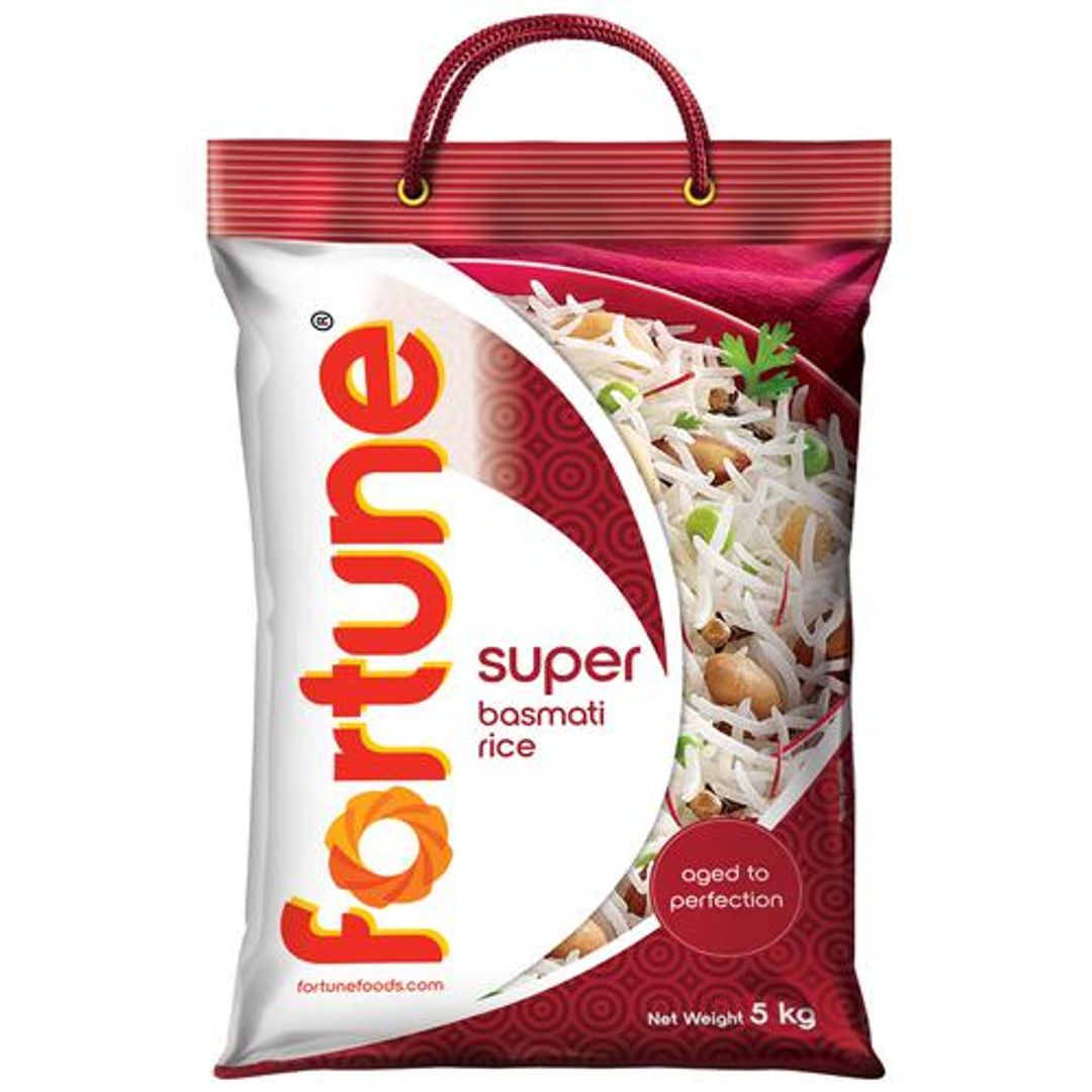Fortune  Basmati Rice/Basmati Akki - Super, 5 kg Pouch