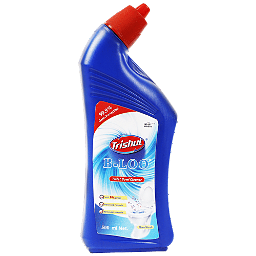 Trishul Toilet Cleaner - B-Loo, 500 ml Bottle 10X New Formula