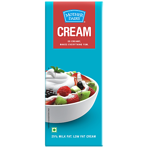 mother dairy Cream - UHT, 200 ml Carton 