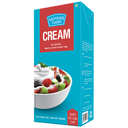 mother dairy Cream - UHT, 1 L Carton 