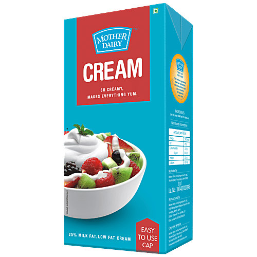 mother dairy Cream - UHT, 1 L Carton 