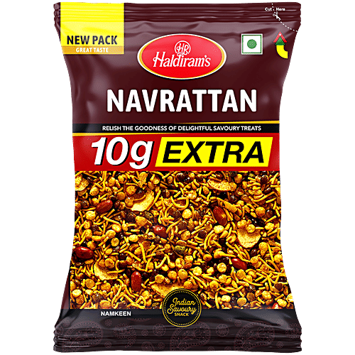 Haldiram's Navrattan Namkeen, 210 g  Delightful Savoury Treats