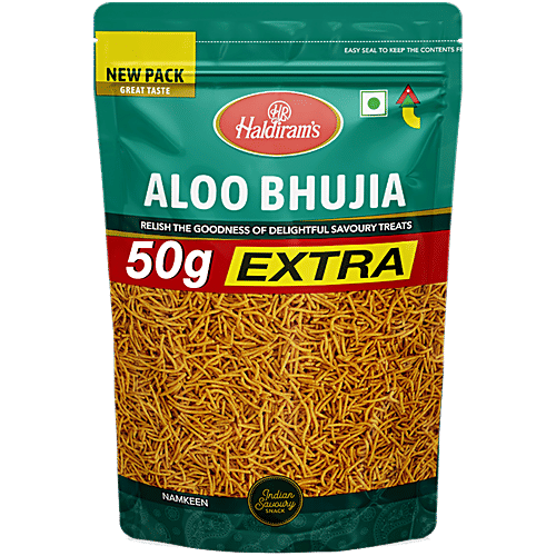 Haldiram's Aloo Bhujia Namkeen, 1.05 kg  Delightful Savoury Treats