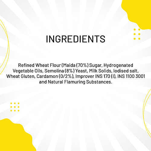 Haldiram's Suji Rusk - Del, 275 g Pouch Baked Bites, Light & Crispy