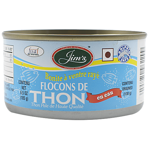Grace Skipjack Tuna - Chunks In Water, 185 g Can Great Source of Omega 3