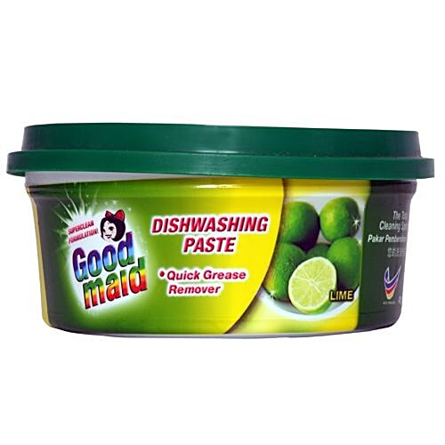 Good maid Dishwashing Paste - Lime, Removes Grease Quickly, 400 g Tub Quick Grease Remover