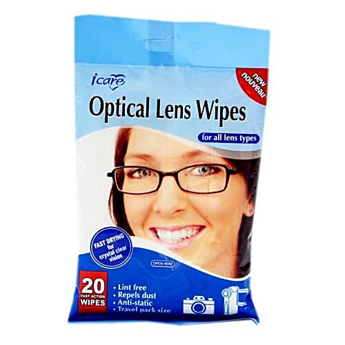 Buy I Screen Wipes I Care Optical Lens 20 Pcs Pouch Online at the Best