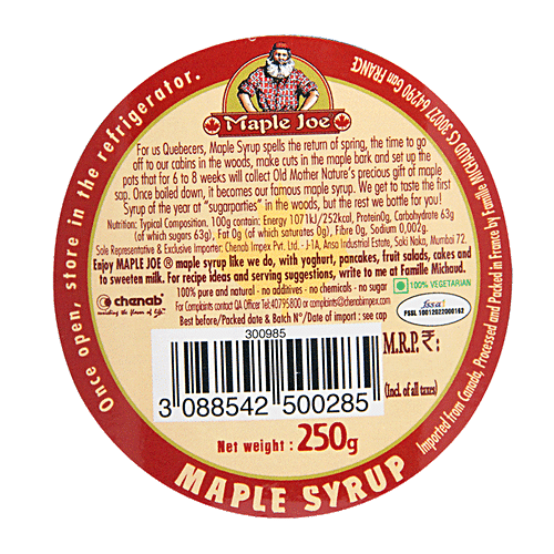 Lune De Miel  Maple Syrup, 250 g Bottle 