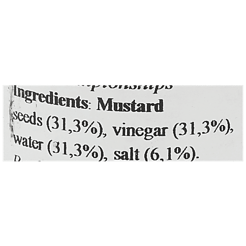 Delouis Strong Dijon Mustard, 100 g Bottle Zero Fat