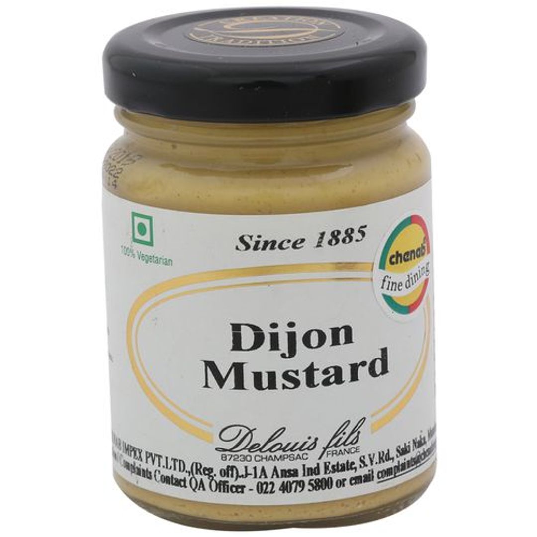 Delouis Strong Dijon Mustard, 100 g Bottle