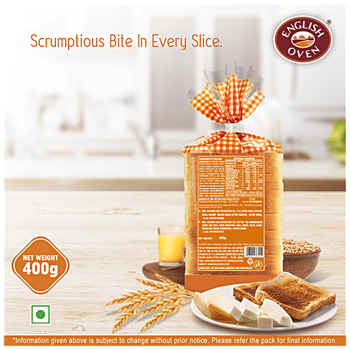 English Oven Sandwich Bread, 400 g Pouch 