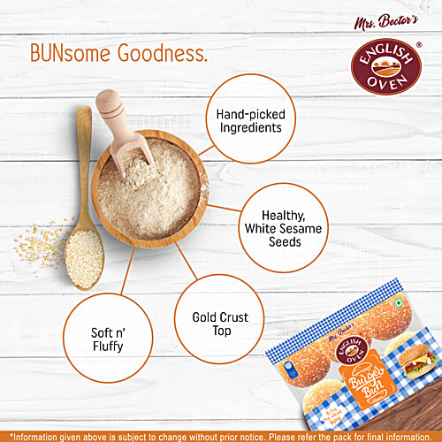 English Oven Burger Bun, 300 g Pouch 
