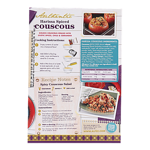 Al' Fez Spiced Couscous Harissa, 200 g Carton 